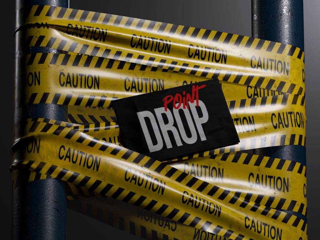 Tarjeta de visita de Drop Point